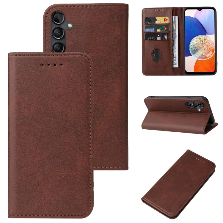 Magnetic Closure Leather Phone Case, For Samsung Galaxy A05s, For Samsung Galaxy M34 5G, For Samsung Galaxy M54, For Samsung Galaxy M14 5G, For Samsung Galaxy A24 5G, For Samsung Galaxy A34 5G, For Samsung Galaxy A54 5G, For Samsung Galaxy A14 5G