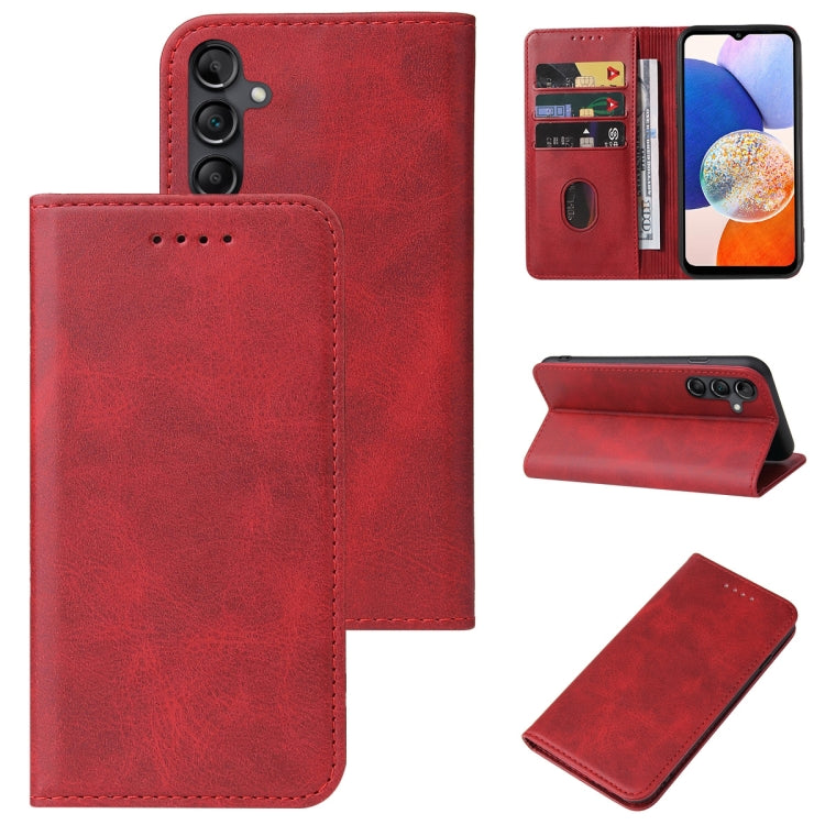 Magnetic Closure Leather Phone Case, For Samsung Galaxy A05s, For Samsung Galaxy M34 5G, For Samsung Galaxy M54, For Samsung Galaxy M14 5G, For Samsung Galaxy A24 5G, For Samsung Galaxy A34 5G, For Samsung Galaxy A54 5G, For Samsung Galaxy A14 5G