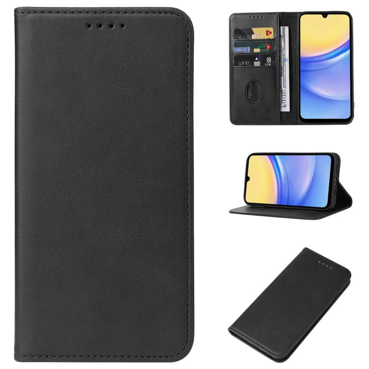 Magnetic Closure Leather Phone Case, For Samsung Galaxy C55, For Samsung Galaxy M55, For Samsung Galaxy M15, For Samsung Galaxy F15, For Samsung Galaxy Xcover7, For Samsung Galaxy A55 5G, For Samsung Galaxy A35 5G, For Samsung Galaxy S24 Ultra 5G      ...