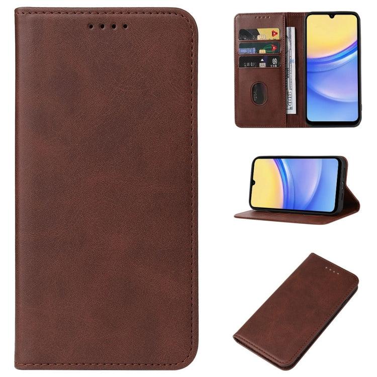 Magnetic Closure Leather Phone Case, For Samsung Galaxy C55, For Samsung Galaxy M55, For Samsung Galaxy M15, For Samsung Galaxy F15, For Samsung Galaxy Xcover7, For Samsung Galaxy A55 5G, For Samsung Galaxy A35 5G, For Samsung Galaxy S24 Ultra 5G      ...