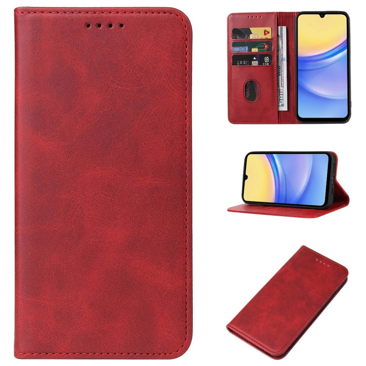 Magnetic Closure Leather Phone Case, For Samsung Galaxy C55, For Samsung Galaxy M55, For Samsung Galaxy M15, For Samsung Galaxy F15, For Samsung Galaxy Xcover7, For Samsung Galaxy A55 5G, For Samsung Galaxy A35 5G, For Samsung Galaxy S24 Ultra 5G      ...