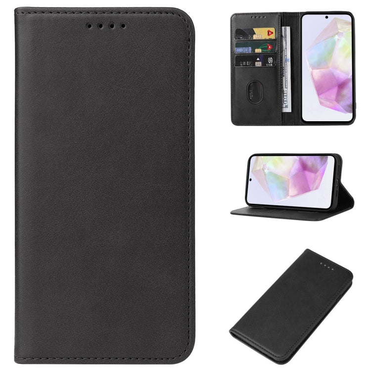 Magnetic Closure Leather Phone Case, For Samsung Galaxy C55, For Samsung Galaxy M55, For Samsung Galaxy M15, For Samsung Galaxy F15, For Samsung Galaxy Xcover7, For Samsung Galaxy A55 5G, For Samsung Galaxy A35 5G, For Samsung Galaxy S24 Ultra 5G      ...