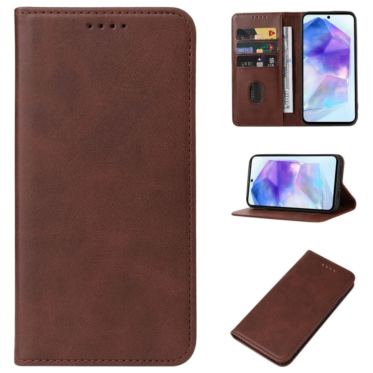 Magnetic Closure Leather Phone Case, For Samsung Galaxy C55, For Samsung Galaxy M55, For Samsung Galaxy M15, For Samsung Galaxy F15, For Samsung Galaxy Xcover7, For Samsung Galaxy A55 5G, For Samsung Galaxy A35 5G, For Samsung Galaxy S24 Ultra 5G      ...