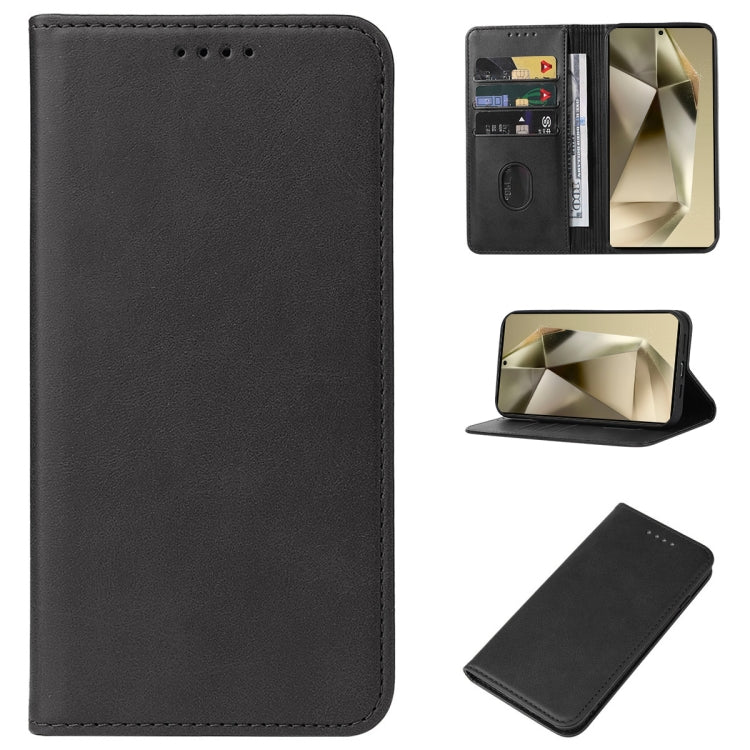 Magnetic Closure Leather Phone Case, For Samsung Galaxy C55, For Samsung Galaxy M55, For Samsung Galaxy M15, For Samsung Galaxy F15, For Samsung Galaxy Xcover7, For Samsung Galaxy A55 5G, For Samsung Galaxy A35 5G, For Samsung Galaxy S24 Ultra 5G      ...