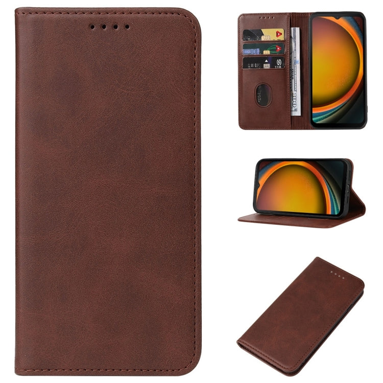 Magnetic Closure Leather Phone Case, For Samsung Galaxy C55, For Samsung Galaxy M55, For Samsung Galaxy M15, For Samsung Galaxy F15, For Samsung Galaxy Xcover7, For Samsung Galaxy A55 5G, For Samsung Galaxy A35 5G, For Samsung Galaxy S24 Ultra 5G      ...