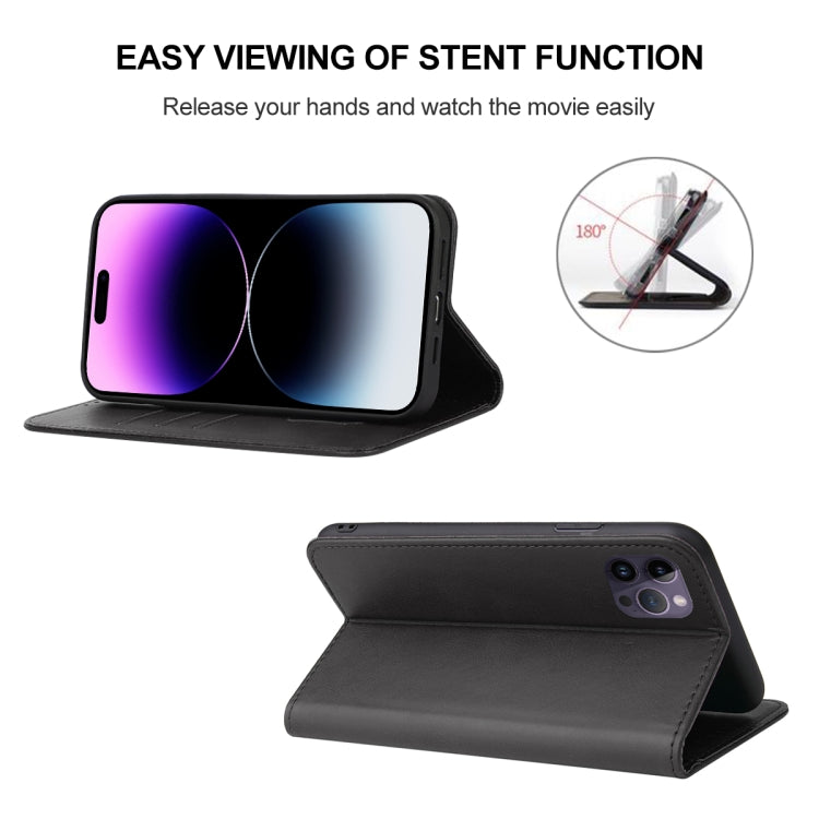 Magnetic Closure Leather Phone Case, For iPhone 15 Pro Max, For iPhone 15 Pro, For iPhone 15 Plus, For iPhone 15