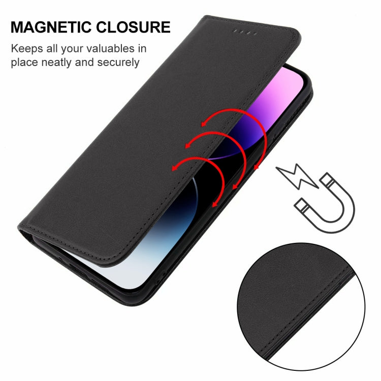 Magnetic Closure Leather Phone Case, For iPhone 15 Pro Max, For iPhone 15 Pro, For iPhone 15 Plus, For iPhone 15