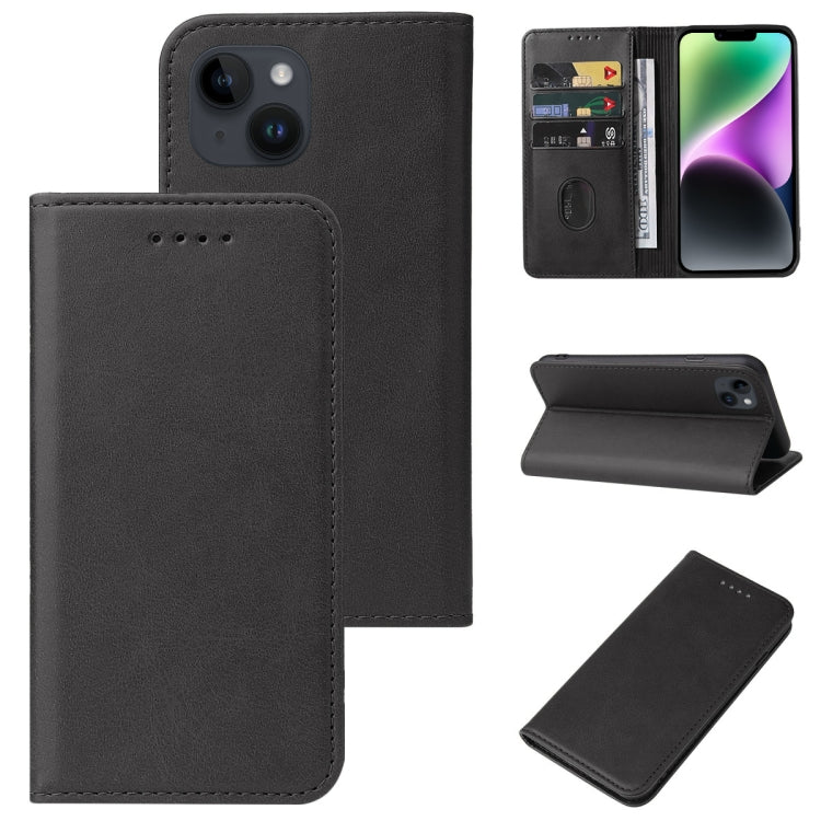 Magnetic Closure Leather Phone Case, For iPhone 15 Pro Max, For iPhone 15 Pro, For iPhone 15 Plus, For iPhone 15