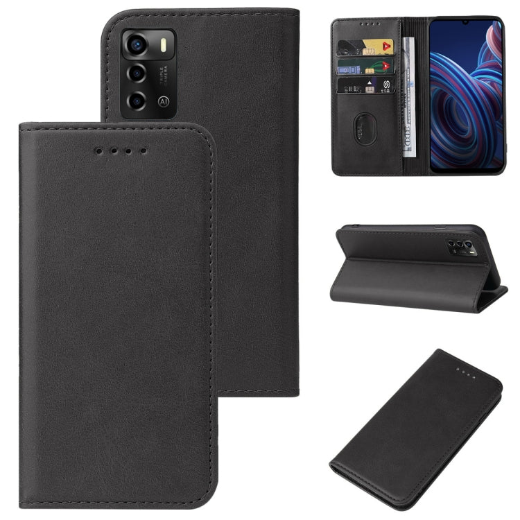 Magnetic Closure Leather Phone Case, For ZTE Anshin Family JP /A303ZT, For ZTE Blade A34, For ZTE Libero 5G IV, For ZTE nubia Z60 Ultra, For ZTE Blade A54, For ZTE nubia Red Magic 9 Pro / 9 Pro+, For ZTE Blade A73 5G, For ZTE Blade A73 4G              ...