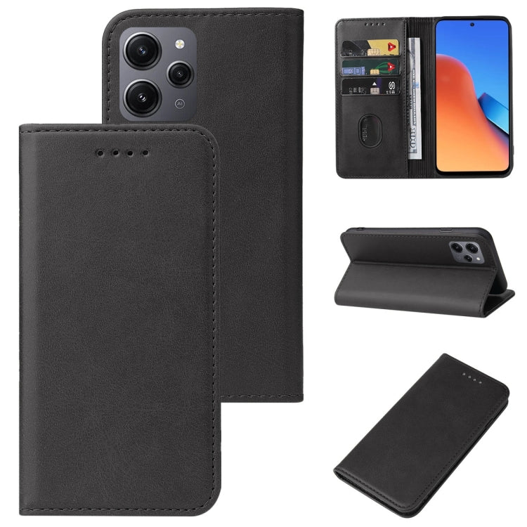 Magnetic Closure Leather Phone Case, For Xiaomi Redmi 12 5G, For Xiaomi Redmi Note 12R, For Xiaomi 13T / 13T Pro, For Xiaomi Redmi 12 4G, For Xiaomi Poco F5 Pro, For Xiaomi Redmi Note 12S, For Xiaomi Redmi A2+, For Xiaomi Redmi Note 12 Pro 5G Global   ...
