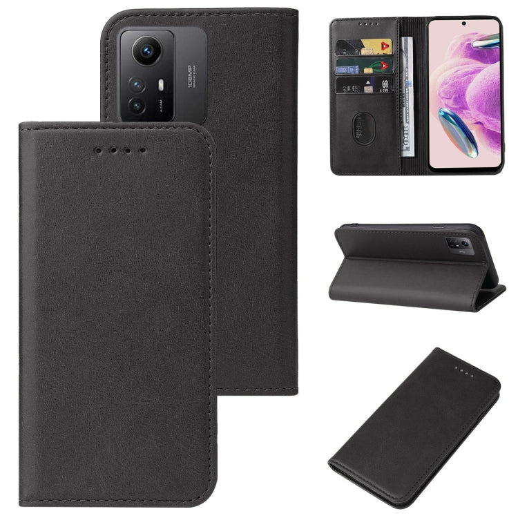 Magnetic Closure Leather Phone Case, For Xiaomi Redmi 12 5G, For Xiaomi Redmi Note 12R, For Xiaomi 13T / 13T Pro, For Xiaomi Redmi 12 4G, For Xiaomi Poco F5 Pro, For Xiaomi Redmi Note 12S, For Xiaomi Redmi A2+, For Xiaomi Redmi Note 12 Pro 5G Global   ...