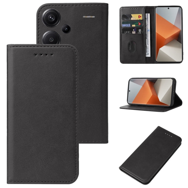 Magnetic Closure Leather Phone Case, For Xiaomi Civi 4 Pro, For Xiaomi Poco M6 Pro 4G, For Xiaomi Redmi Note 13 Pro 4G, For Xiaomi Redmi A3, For Xiaomi Redmi Note 13 4G, For Xiaomi Redmi K70E, For Xiaomi Redmi Note 13R Pro, For Xiaomi 14 Ultra         ...