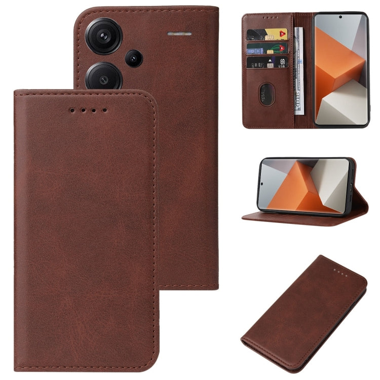 Magnetic Closure Leather Phone Case, For Xiaomi Civi 4 Pro, For Xiaomi Poco M6 Pro 4G, For Xiaomi Redmi Note 13 Pro 4G, For Xiaomi Redmi A3, For Xiaomi Redmi Note 13 4G, For Xiaomi Redmi K70E, For Xiaomi Redmi Note 13R Pro, For Xiaomi 14 Ultra         ...