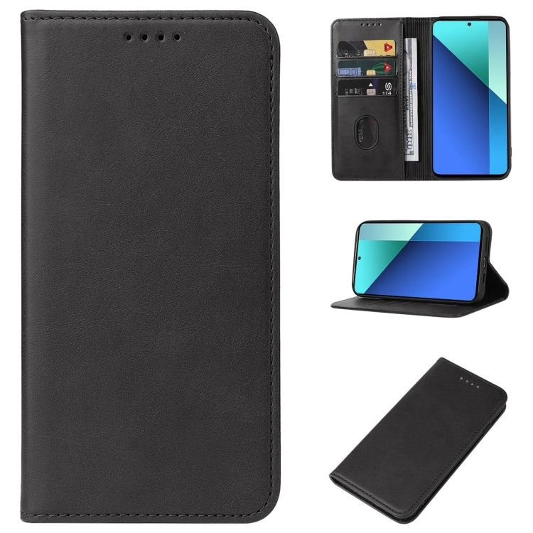 Magnetic Closure Leather Phone Case, For Xiaomi Civi 4 Pro, For Xiaomi Poco M6 Pro 4G, For Xiaomi Redmi Note 13 Pro 4G, For Xiaomi Redmi A3, For Xiaomi Redmi Note 13 4G, For Xiaomi Redmi K70E, For Xiaomi Redmi Note 13R Pro, For Xiaomi 14 Ultra         ...
