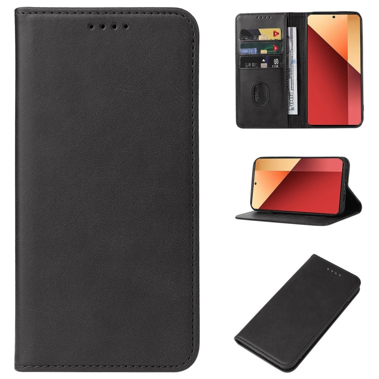 Magnetic Closure Leather Phone Case, For Xiaomi Civi 4 Pro, For Xiaomi Poco M6 Pro 4G, For Xiaomi Redmi Note 13 Pro 4G, For Xiaomi Redmi A3, For Xiaomi Redmi Note 13 4G, For Xiaomi Redmi K70E, For Xiaomi Redmi Note 13R Pro, For Xiaomi 14 Ultra         ...