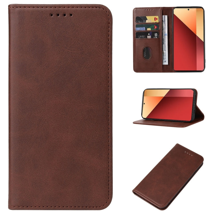 Magnetic Closure Leather Phone Case, For Xiaomi Civi 4 Pro, For Xiaomi Poco M6 Pro 4G, For Xiaomi Redmi Note 13 Pro 4G, For Xiaomi Redmi A3, For Xiaomi Redmi Note 13 4G, For Xiaomi Redmi K70E, For Xiaomi Redmi Note 13R Pro, For Xiaomi 14 Ultra         ...