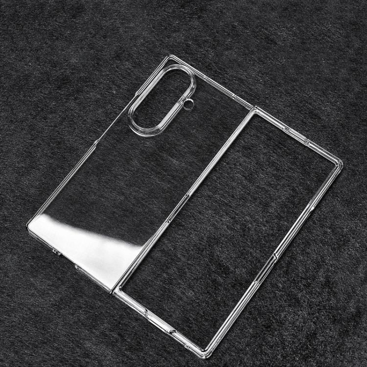Transparent PC Shockproof Phone Case, For Samsung Galaxy Z Fold7 5G, For Samsung Galaxy Z Flip7 5G, For Samsung Galaxy Z Fold6, For Samsung Galaxy Z Fold5, For Samsung Galaxy Z Flip5, For Samsung Galaxy Z Fold4 5G, For Samsung Galaxy Z Flip4 5G