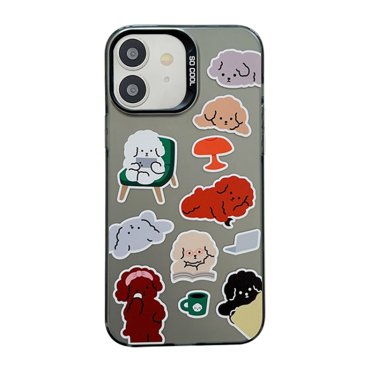 Cute Animal Pattern Series PC + TPU Phone Case, For iPhone 13 Pro, For iPhone 13, For iPhone 12, For iPhone 12 Pro Max