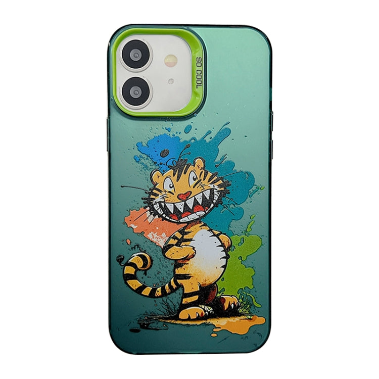 Cute Animal Pattern Series PC + TPU Phone Case, For iPhone 13 Pro, For iPhone 13, For iPhone 12, For iPhone 12 Pro Max