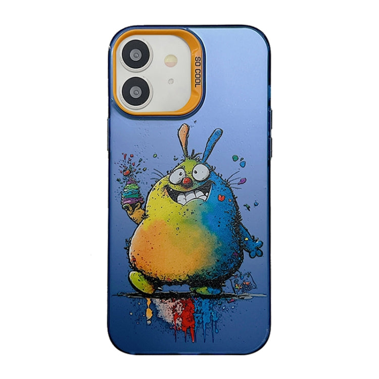 Cute Animal Pattern Series PC + TPU Phone Case, For iPhone 13 Pro, For iPhone 13, For iPhone 12, For iPhone 12 Pro Max