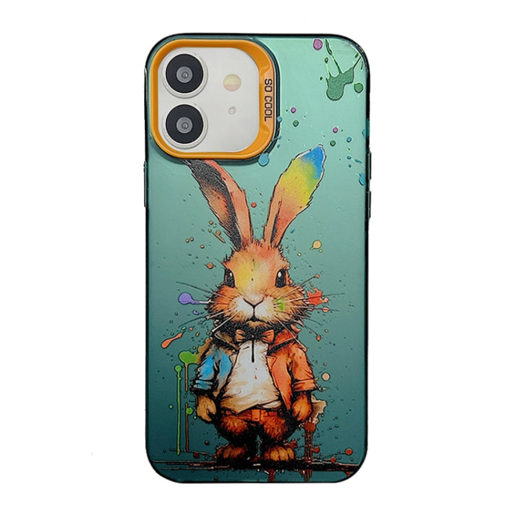 Cute Animal Pattern Series PC + TPU Phone Case, For iPhone 13 Pro, For iPhone 13, For iPhone 12, For iPhone 12 Pro Max