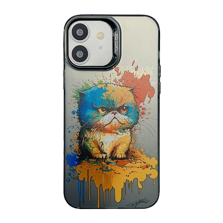 Cute Animal Pattern Series PC + TPU Phone Case, For iPhone 13 Pro, For iPhone 13, For iPhone 12, For iPhone 12 Pro Max