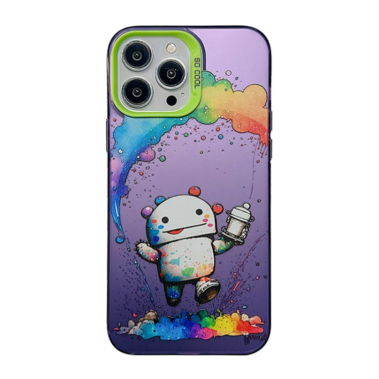 Cute Animal Pattern Series PC + TPU Phone Case, For iPhone 13 Pro, For iPhone 13, For iPhone 12, For iPhone 12 Pro Max