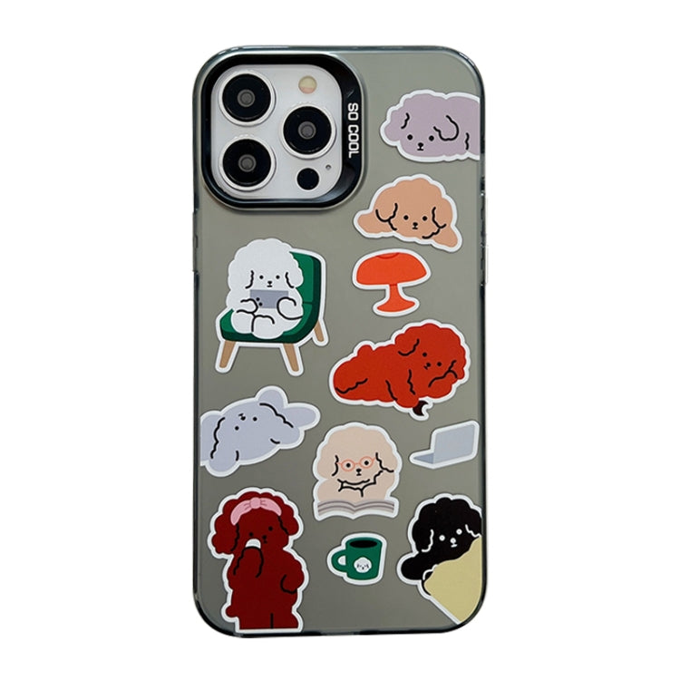 Cute Animal Pattern Series PC + TPU Phone Case, For iPhone 15 Plus, For iPhone 14 Pro Max, For iPhone 15, For iPhone 13 Pro Max