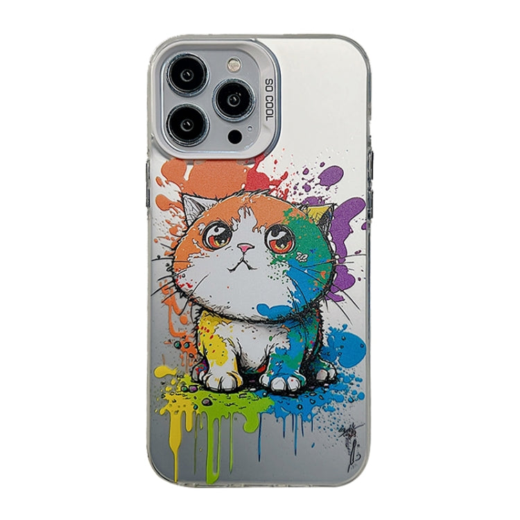 Cute Animal Pattern Series PC + TPU Phone Case, For iPhone 15 Plus, For iPhone 14 Pro Max, For iPhone 15, For iPhone 13 Pro Max