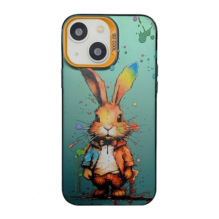 Cute Animal Pattern Series PC + TPU Phone Case, For iPhone 15 Plus, For iPhone 14 Pro Max, For iPhone 15, For iPhone 13 Pro Max