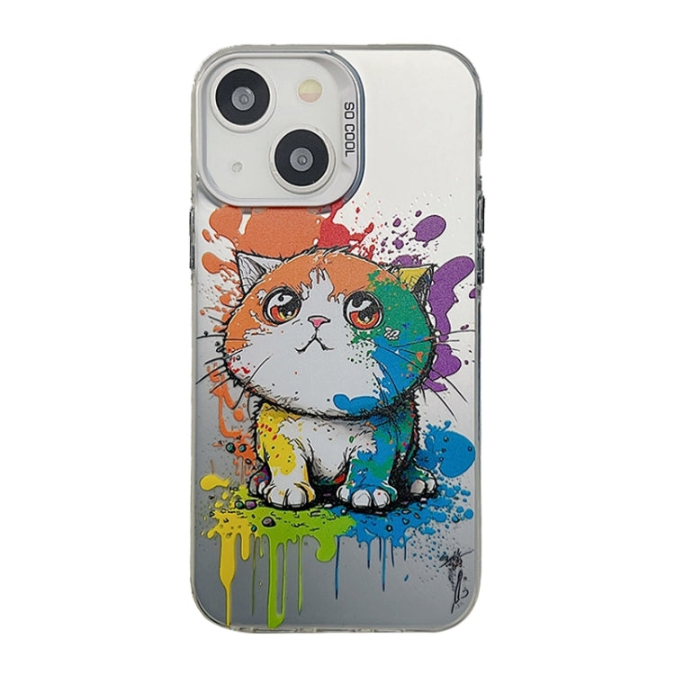 Cute Animal Pattern Series PC + TPU Phone Case, For iPhone 15 Plus, For iPhone 14 Pro Max, For iPhone 15, For iPhone 13 Pro Max