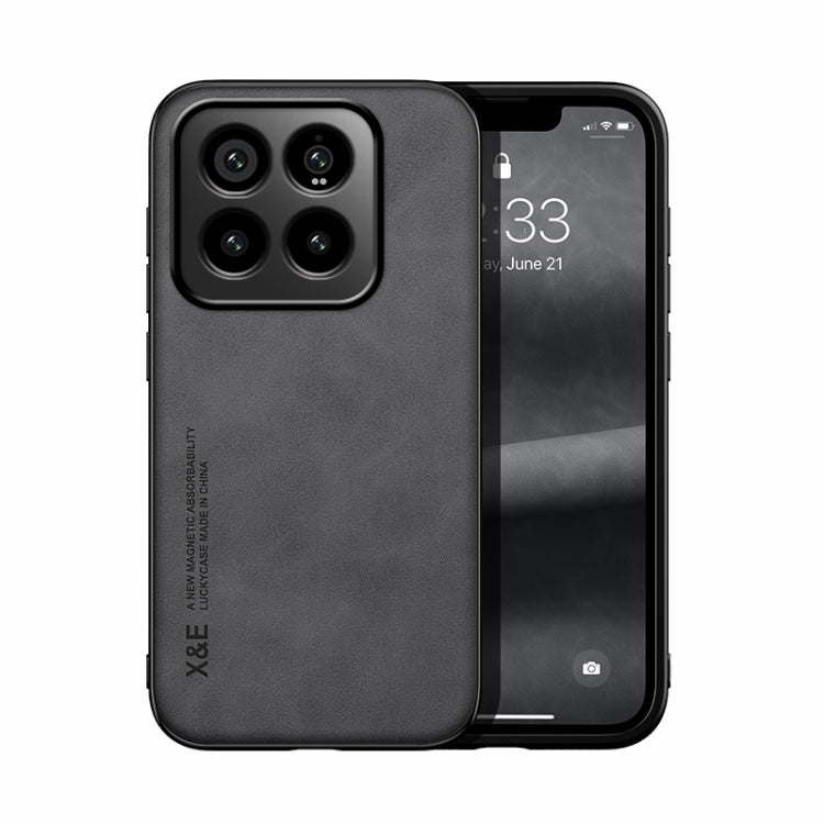 Skin Feel Magnetic Leather Back Phone Case, For Xiaomi Redmi Turbo 3, For Xiaomi Redmi Note 13 Pro 4G, For Xiaomi Redmi Note 13 4G, For Xiaomi Redmi 13C, For Xiaomi Redmi K70E, For Xiaomi 14 Ultra, For Xiaomi 14 Pro, For Xiaomi 14                      ...