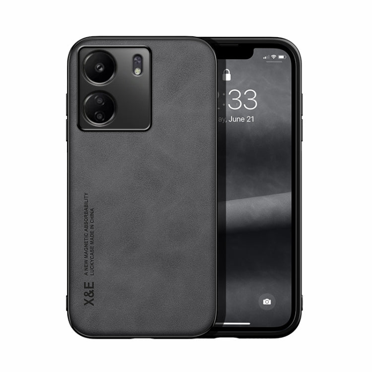 Skin Feel Magnetic Leather Back Phone Case, For Xiaomi Redmi Turbo 3, For Xiaomi Redmi Note 13 Pro 4G, For Xiaomi Redmi Note 13 4G, For Xiaomi Redmi 13C, For Xiaomi Redmi K70E, For Xiaomi 14 Ultra, For Xiaomi 14 Pro, For Xiaomi 14                      ...