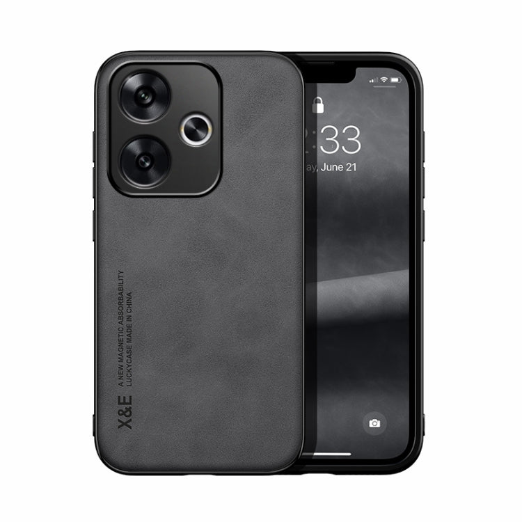 Skin Feel Magnetic Leather Back Phone Case, For Xiaomi Redmi Turbo 3, For Xiaomi Redmi Note 13 Pro 4G, For Xiaomi Redmi Note 13 4G, For Xiaomi Redmi 13C, For Xiaomi Redmi K70E, For Xiaomi 14 Ultra, For Xiaomi 14 Pro, For Xiaomi 14                      ...