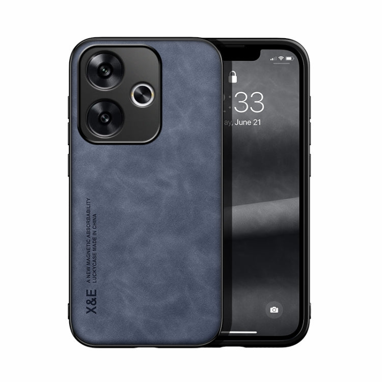 Skin Feel Magnetic Leather Back Phone Case, For Xiaomi Redmi Turbo 3, For Xiaomi Redmi Note 13 Pro 4G, For Xiaomi Redmi Note 13 4G, For Xiaomi Redmi 13C, For Xiaomi Redmi K70E, For Xiaomi 14 Ultra, For Xiaomi 14 Pro, For Xiaomi 14                      ...