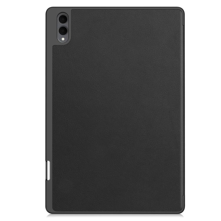 Custer TPU Pure Color 3-Fold Holder Smart Leather Tablet Case with Pen Tray, For Galaxy Tab S12 Ultra / S11 Ultra, For Galaxy Tab S10 Ultra / S9 Ultra