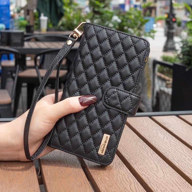 Diamond Lattice Zipper Wallet Leather Flip Phone Case, For Galaxy Z Fold8 5G, For Galaxy Z Fold8 Ultra 5G, For Samsung Galaxy Z Fold7, For Samsung Galaxy Z Fold6, For Samsung Galaxy Z Fold5