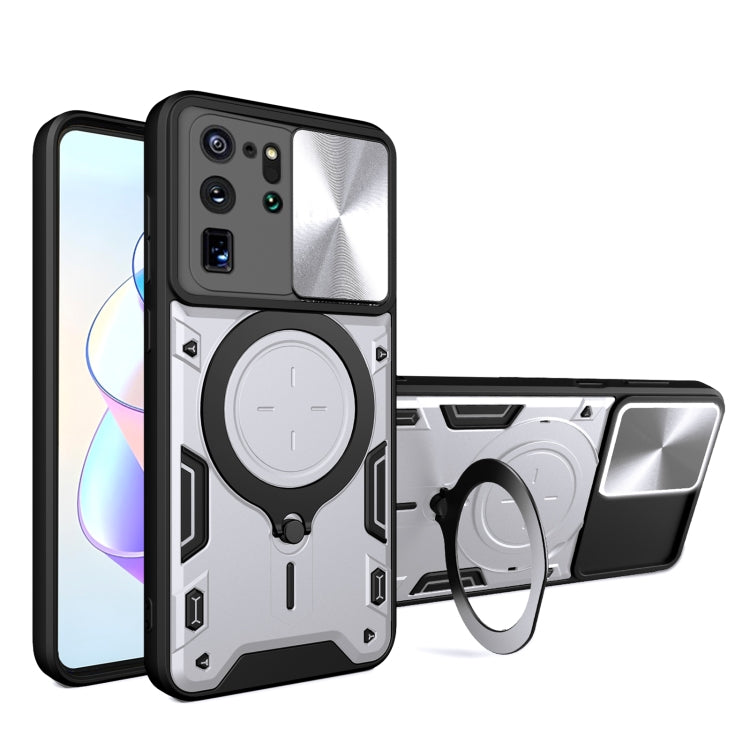 CD Texture Sliding Camshield Magnetic Holder Phone Case, For Samsung Galaxy Note20 Ultra, For Samsung Galaxy A21s, For Samsung Galaxy S20 Ultra, For Samsung Galaxy S20+, For Samsung Galaxy A71 5G, For Samsung Galaxy A71 4G, For Samsung Galaxy A51 4G