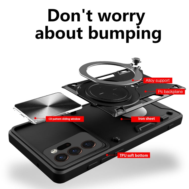 CD Texture Sliding Camshield Magnetic Holder Phone Case, For Samsung Galaxy Note20 Ultra, For Samsung Galaxy A21s, For Samsung Galaxy S20 Ultra, For Samsung Galaxy S20+, For Samsung Galaxy A71 5G, For Samsung Galaxy A71 4G, For Samsung Galaxy A51 4G