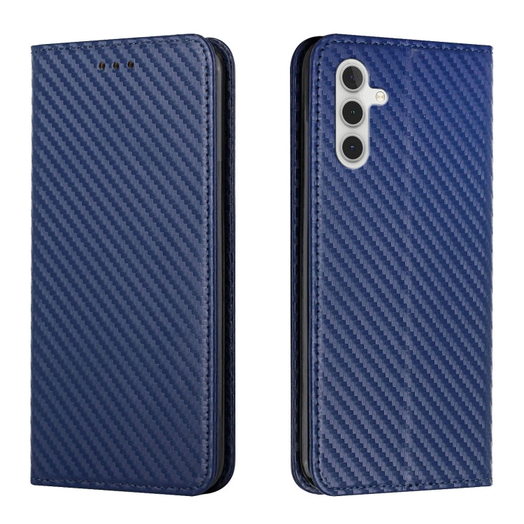 Carbon Fiber Texture Flip Holder Leather Phone Case, For Samsung Galaxy A55, For Samsung Galaxy S24 Ultra 5G, For Samsung Galaxy S23 FE 5G, For Samsung Galaxy S24+ 5G, For Samsung Galaxy A32 4G, For Samsung Galaxy A35, For Samsung Galaxy S24 5G        ...