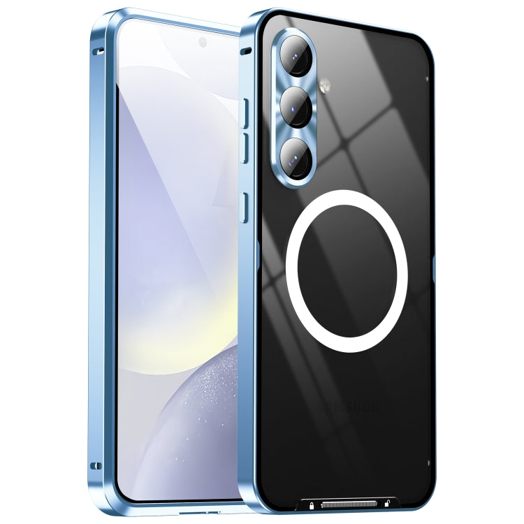 MagSafe Magnetic Frosted Metal Phone Case, For Samsung Galaxy S26 Ultra 5G, For Samsung Galaxy S25 5G, For Samsung Galaxy S25+ 5G, For Samsung Galaxy S25 Ultra 5G, For Samsung Galaxy S24 FE 5G, For Samsung Galaxy S24 Ultra 5G, For Samsung Galaxy S24+ 5...