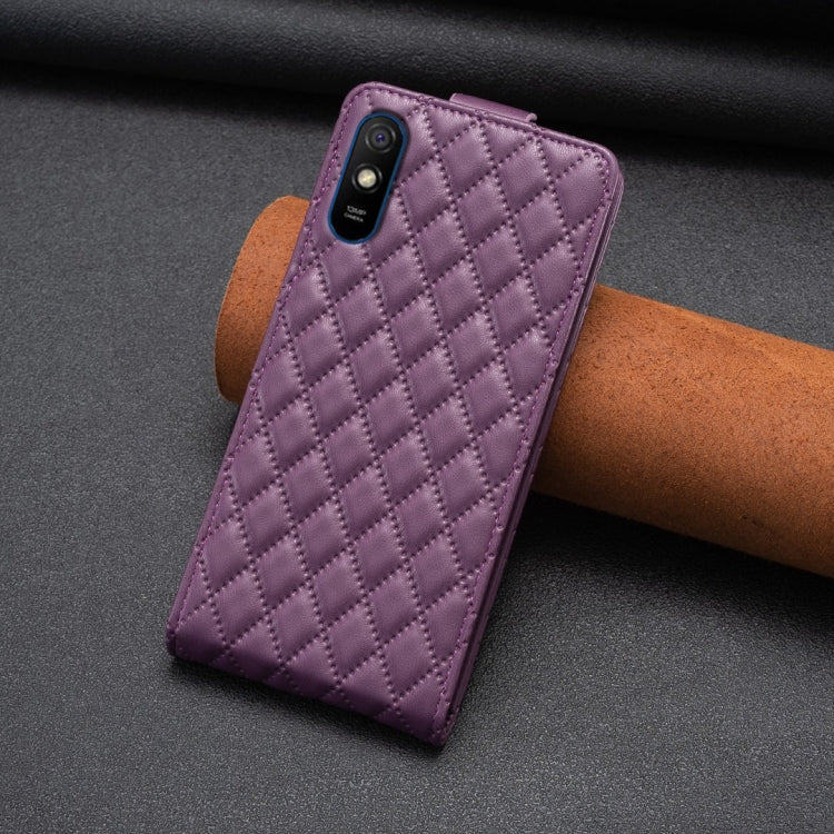 Diamond Lattice Vertical Flip Leather Phone Case, For Xiaomi Redmi 9A, For Xiaomi Redmi 9, For Xiaomi Redmi 9C, For Redmi Note 9 / 10X 4G, For Redmi Note 9 Pro / 9 Pro Max