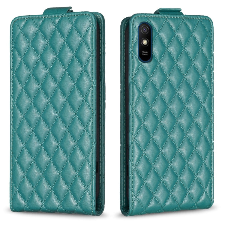 Diamond Lattice Vertical Flip Leather Phone Case, For Xiaomi Redmi 9A, For Xiaomi Redmi 9, For Xiaomi Redmi 9C, For Redmi Note 9 / 10X 4G, For Redmi Note 9 Pro / 9 Pro Max
