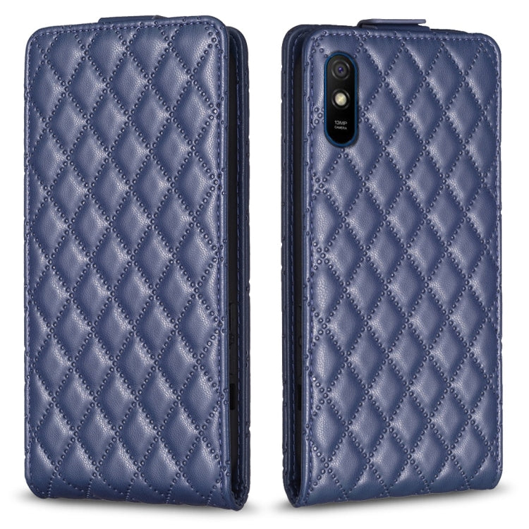 Diamond Lattice Vertical Flip Leather Phone Case, For Xiaomi Redmi 9A, For Xiaomi Redmi 9, For Xiaomi Redmi 9C, For Redmi Note 9 / 10X 4G, For Redmi Note 9 Pro / 9 Pro Max