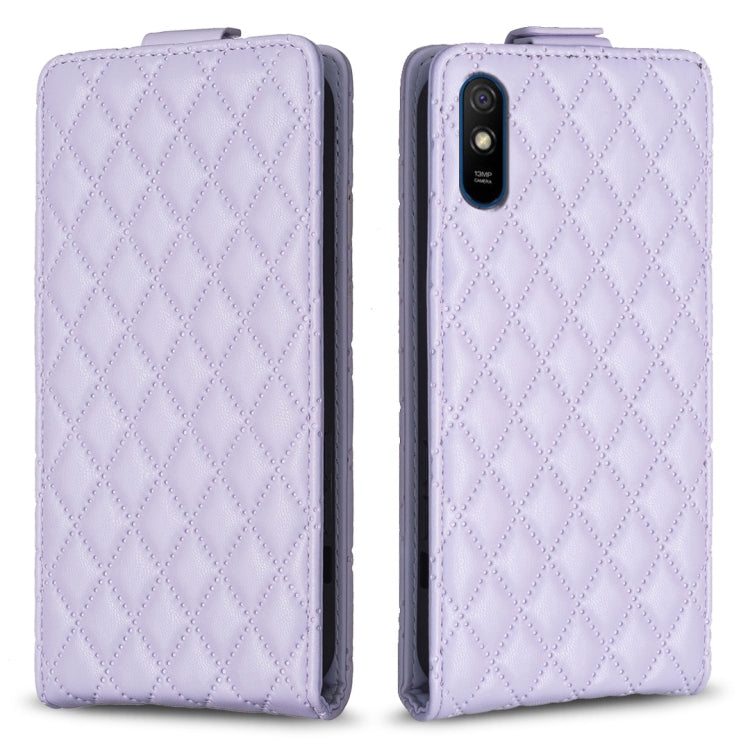 Diamond Lattice Vertical Flip Leather Phone Case, For Xiaomi Redmi 9A, For Xiaomi Redmi 9, For Xiaomi Redmi 9C, For Redmi Note 9 / 10X 4G, For Redmi Note 9 Pro / 9 Pro Max