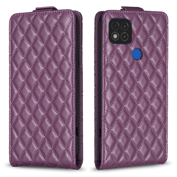 Diamond Lattice Vertical Flip Leather Phone Case, For Xiaomi Redmi 9A, For Xiaomi Redmi 9, For Xiaomi Redmi 9C, For Redmi Note 9 / 10X 4G, For Redmi Note 9 Pro / 9 Pro Max