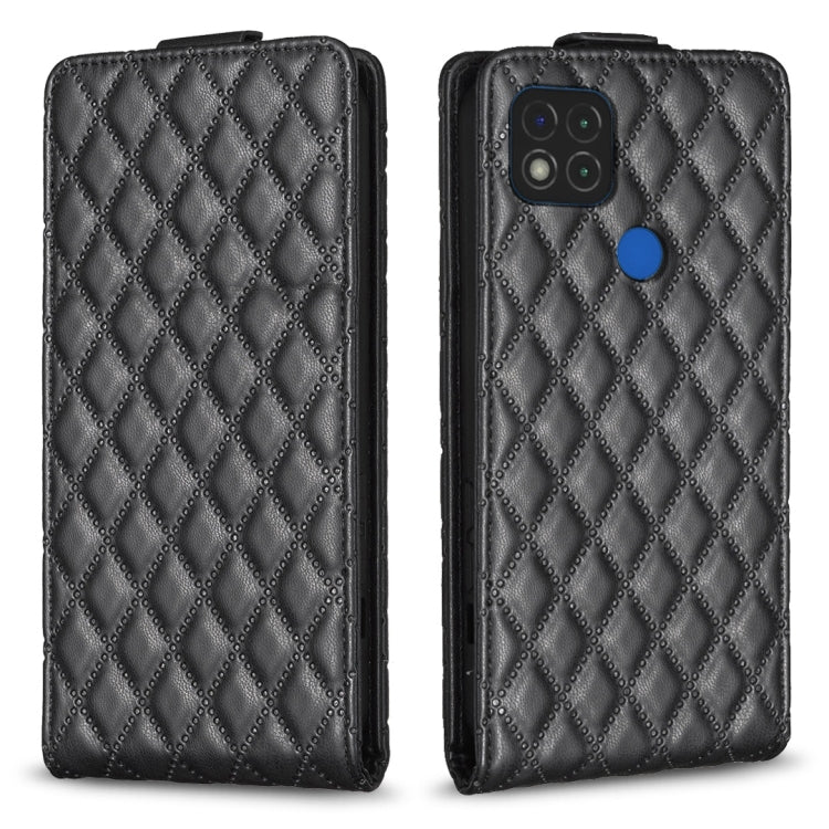 Diamond Lattice Vertical Flip Leather Phone Case, For Xiaomi Redmi 9A, For Xiaomi Redmi 9, For Xiaomi Redmi 9C, For Redmi Note 9 / 10X 4G, For Redmi Note 9 Pro / 9 Pro Max