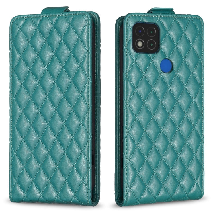 Diamond Lattice Vertical Flip Leather Phone Case, For Xiaomi Redmi 9A, For Xiaomi Redmi 9, For Xiaomi Redmi 9C, For Redmi Note 9 / 10X 4G, For Redmi Note 9 Pro / 9 Pro Max