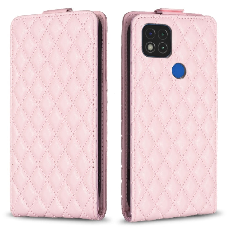 Diamond Lattice Vertical Flip Leather Phone Case, For Xiaomi Redmi 9A, For Xiaomi Redmi 9, For Xiaomi Redmi 9C, For Redmi Note 9 / 10X 4G, For Redmi Note 9 Pro / 9 Pro Max