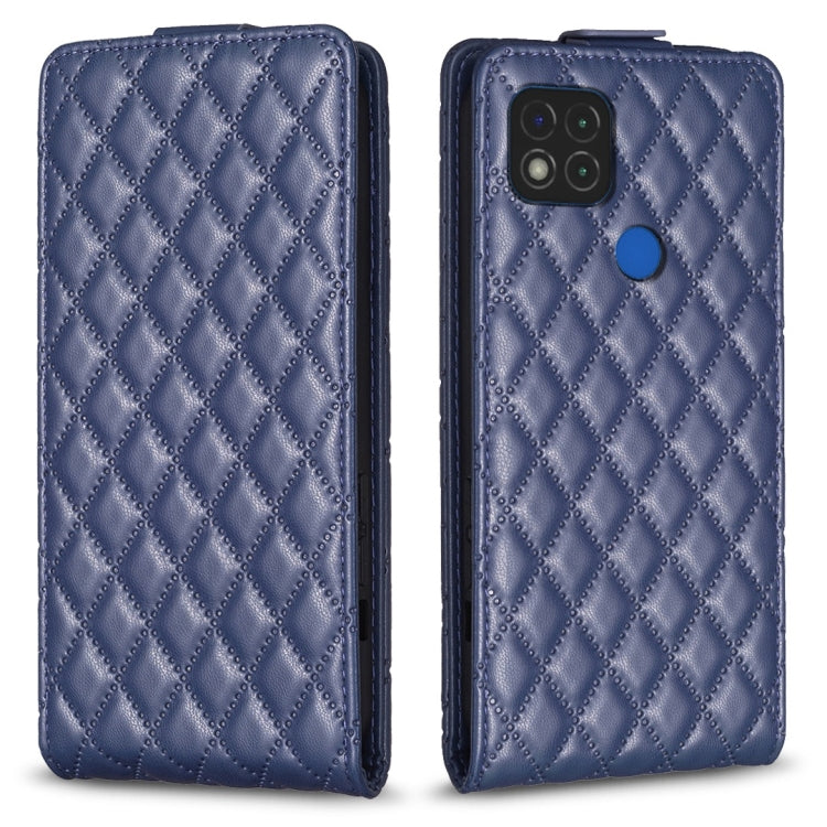 Diamond Lattice Vertical Flip Leather Phone Case, For Xiaomi Redmi 9A, For Xiaomi Redmi 9, For Xiaomi Redmi 9C, For Redmi Note 9 / 10X 4G, For Redmi Note 9 Pro / 9 Pro Max